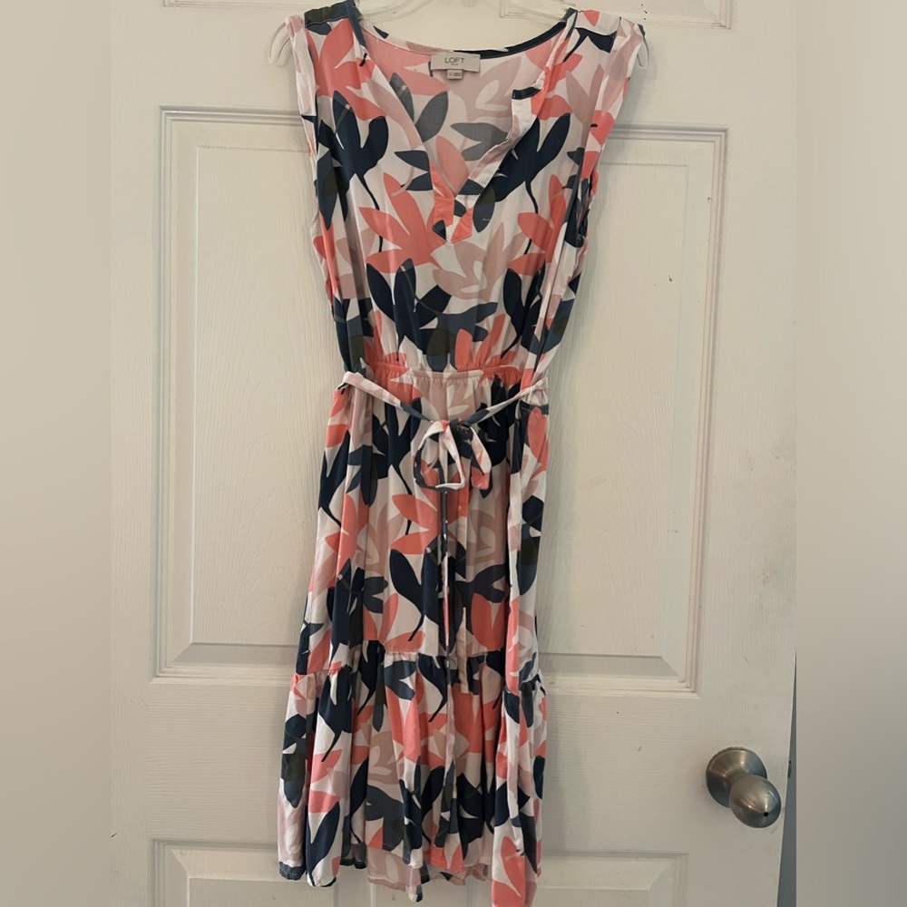 Floral print loft dress